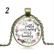 Load image into Gallery viewer, Bible Verse Necklace - Our Words of Life